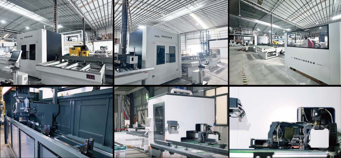 Manufacturing equipment at the entry door partner's facility